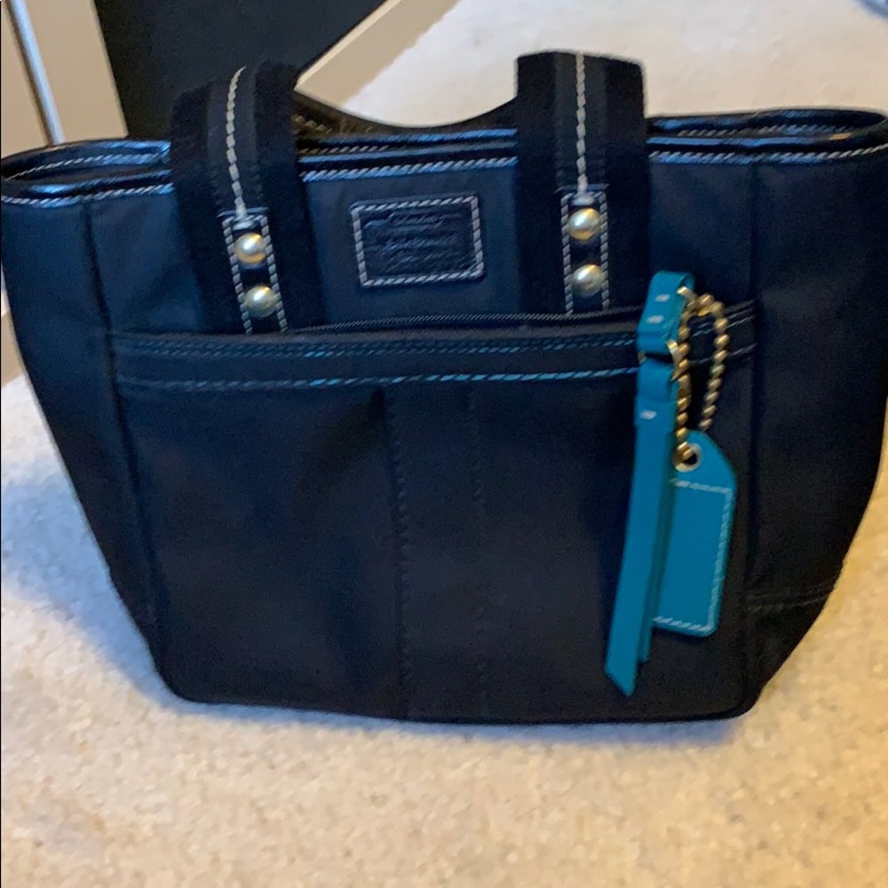 Coach mini nylon purse